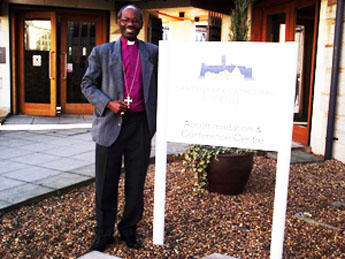 Bishop Mwita at the Cathedral Study Centre in Canterbury